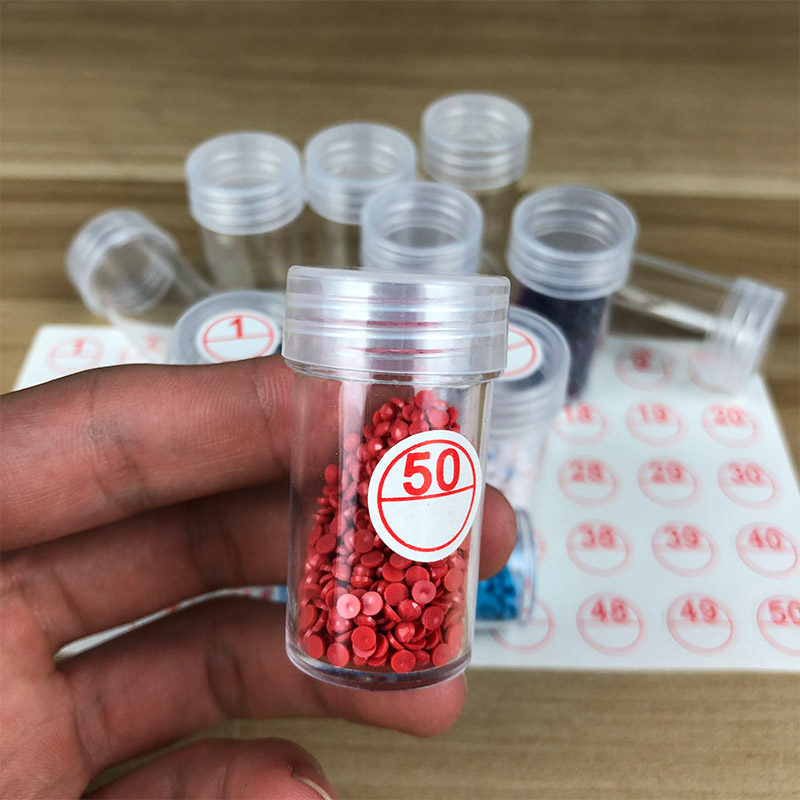 30/60 flaschen transparent Container fallen Diamant Malerei Zubehör Diamant Stickerei Perlen Lagerung Kasten Organizer Werkzeuge