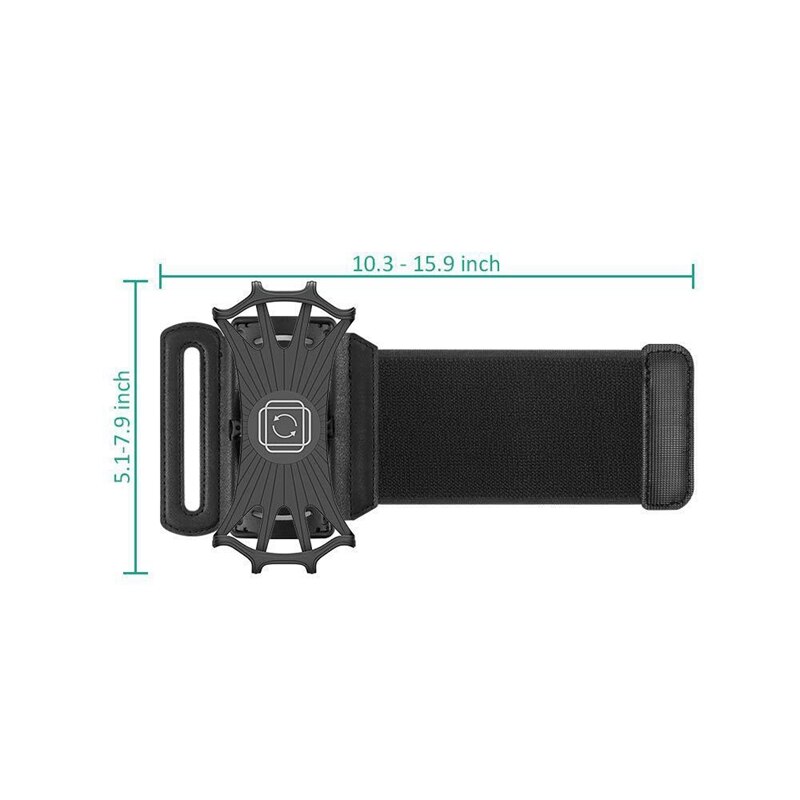 Sports Armband Phone Bracket Holder 360° Rotatable Detachable Running Wrist Stand for 4.0-6.5 Inch Phone