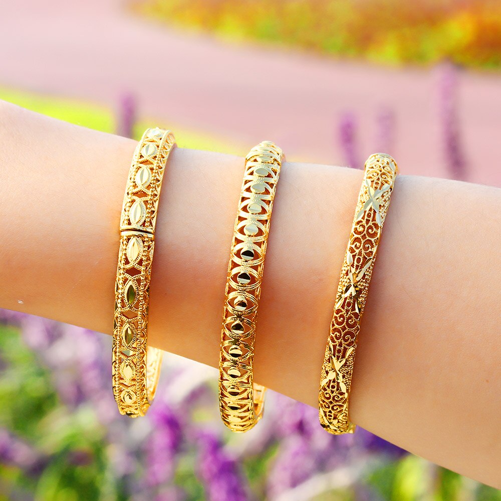 Dubaj indie afryka złoty kolor bransoletki dla kobiet złota krata turecki bransoletki i bransoletki dziewczyny kobiety biżuteria ręczna arabski prezent muzułmanin