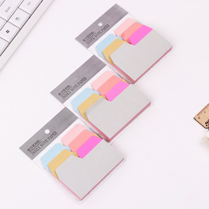 1PC Office Briefpapier Memoblokjes Korea Leuke Index Note Papier Bookmark Marker Memo Sticker Papier