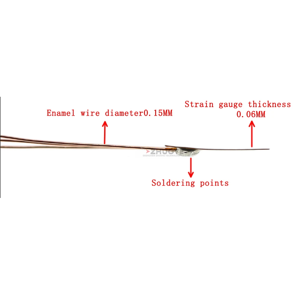 10pcs STRAIN GAUGES weighing sensor STRAIN GAUGE BF1K-3HA-E high-precision resistance type1000ohm half bridge measuring torque