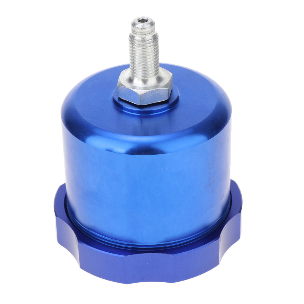 Front Or Rear Aluminum Hydraulic Hand Brake Reservoir Oil Cup Blue