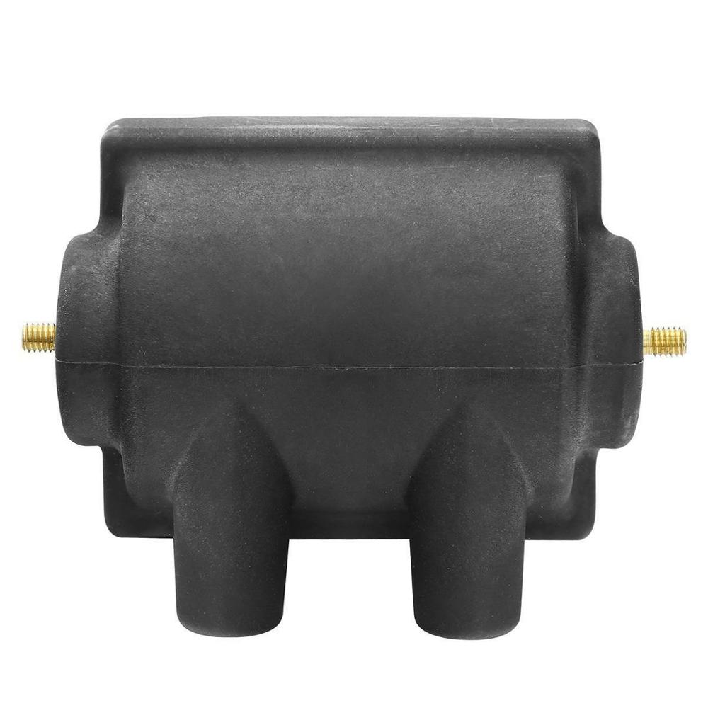 Motorcycle Dual Fire Ignition Coil Twin Power Black For Harley Sportster Big Twin 65-79 Heritage 1986-1990 Electra Glide XLH 883