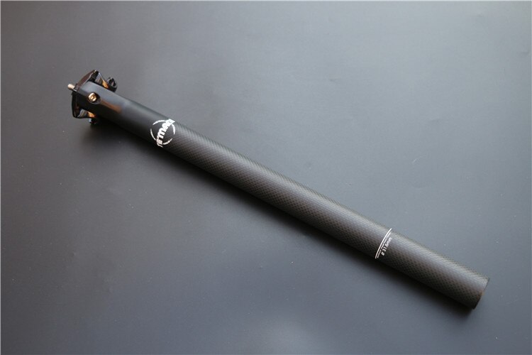TEMANI 3K Carbon Fiber Bicycle Seatpost 27.2 30.8 31.6 Carbon MTB SeatPost 350 400 450 Road Bike Seat Post Bicycle Parts