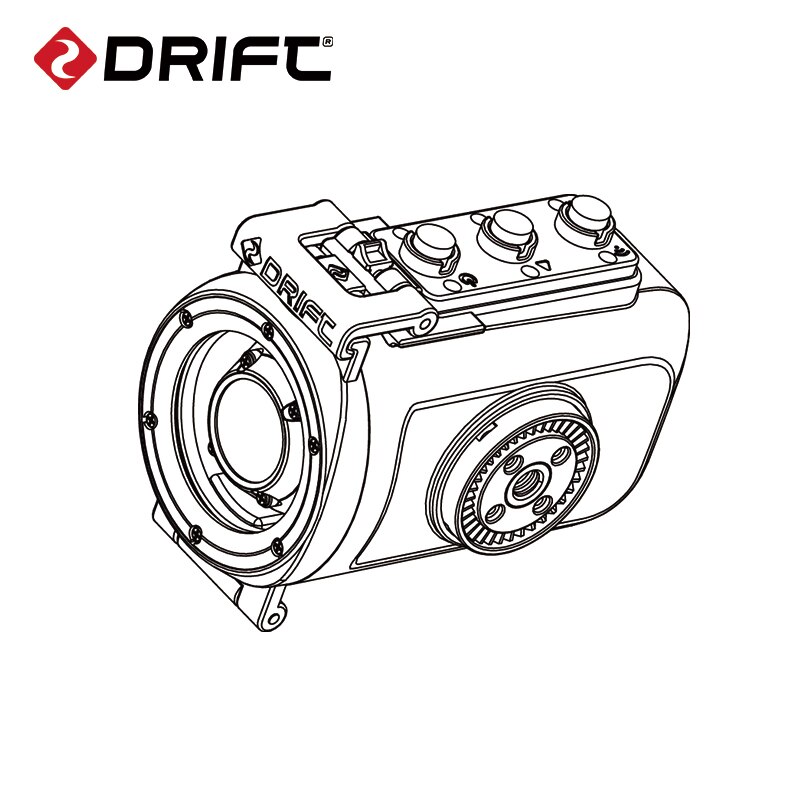 Drift 60M Waterproof Action Sports Camera Housings Cases for Ghost 4K & Ghost X