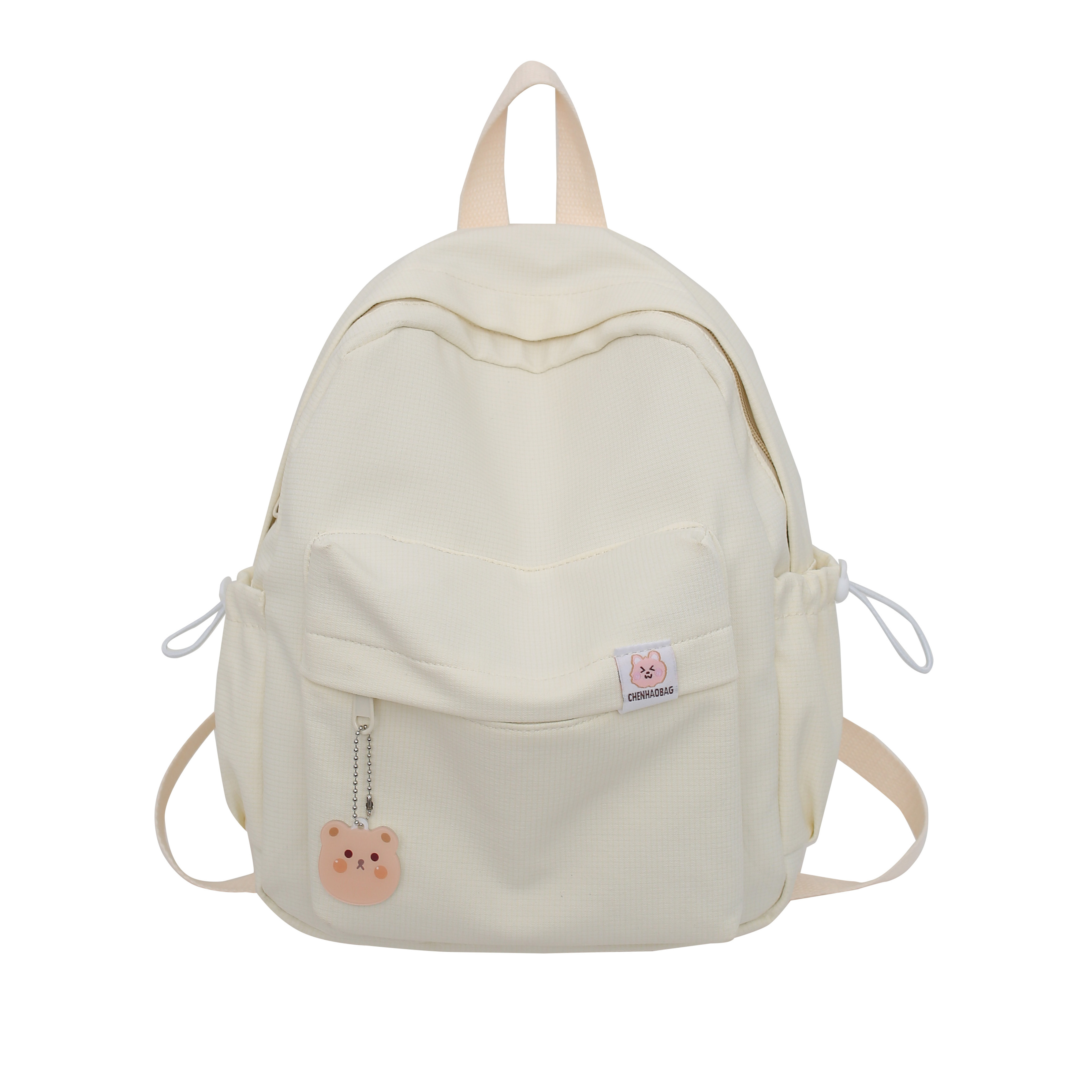 Sacs à dos de département féminin pour femmes, sac à dos d'école étanche, sacs à main de grande capacité, sacs de voyage à bandoulière: Beige