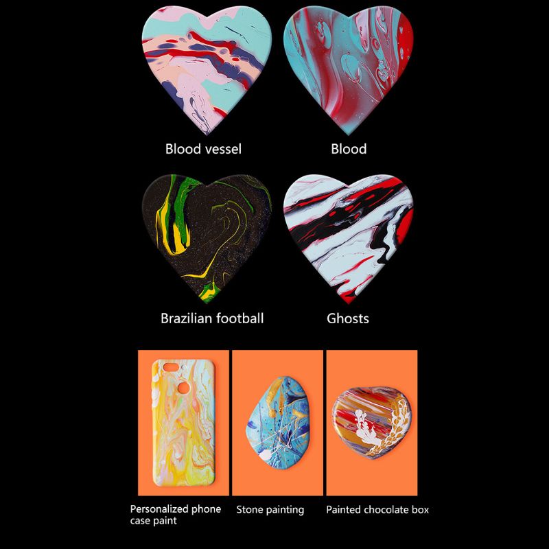 60Ml Pigment Acrylverf Gieten Medium Siliconen Olie Voor Kunstenaar Diy Art Supply A0NB