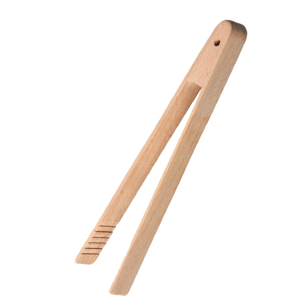 Pince à Toast en bois de bambou, outils de cuisine, Gadgets en bois de bambou, grille-pain, sucre, glace, thé, pince à salade