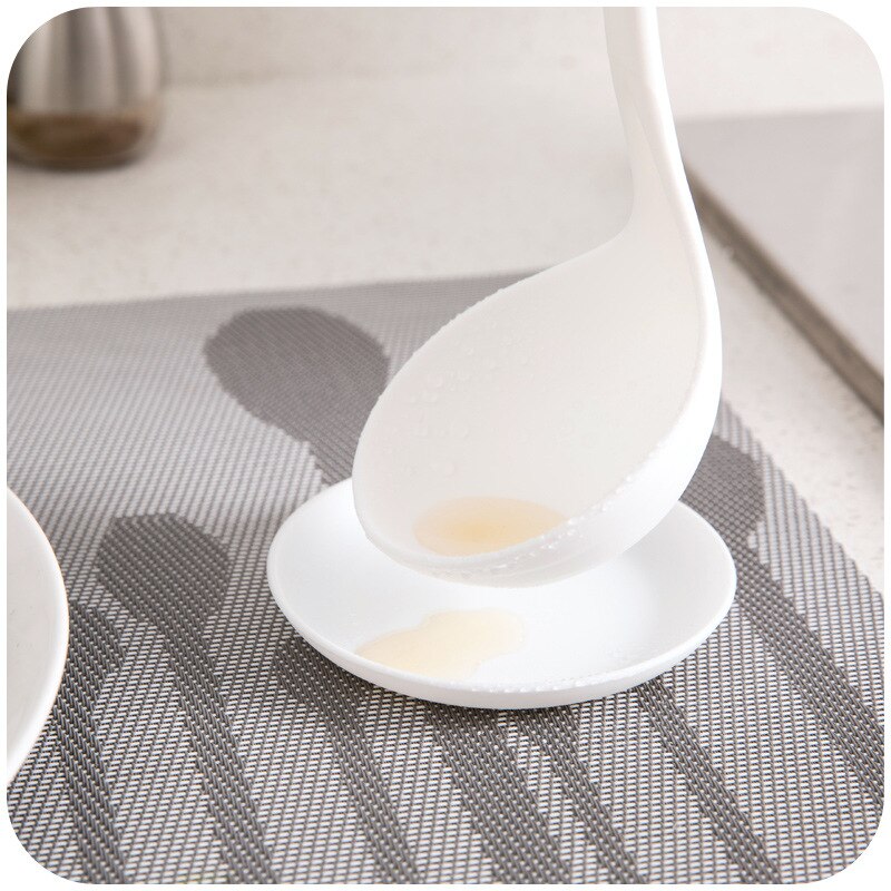 Kreative Kunststoff Schwan Suppe Löffel Mit Tablett Küche Utensilien Lange Griff & Stabil Stehen