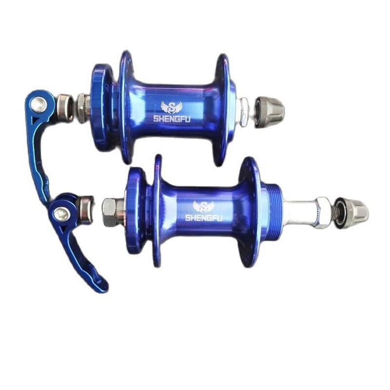 Mountain Bike Bearing Axle Hub 36 Hole Bicycle Rotary Hub Aluminum alloy Disc Brake Quick Release Bike Accessories Parts: white