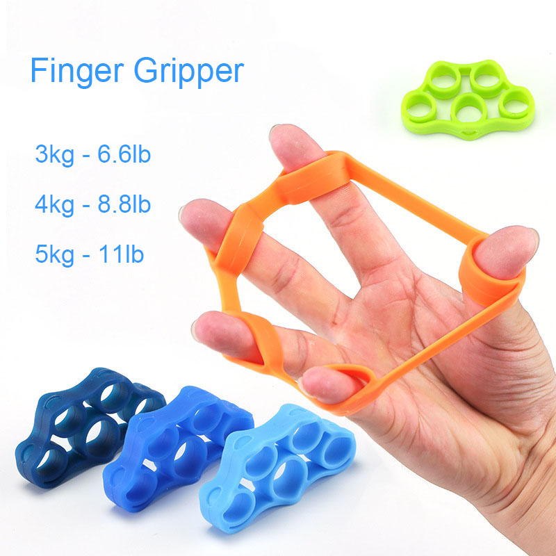 Hand Gripper Silicone Vinger Expander Oefening Handgreep Pols Sterkte Trainer Vinger Uitoefenaar Resistance Bands Fitness