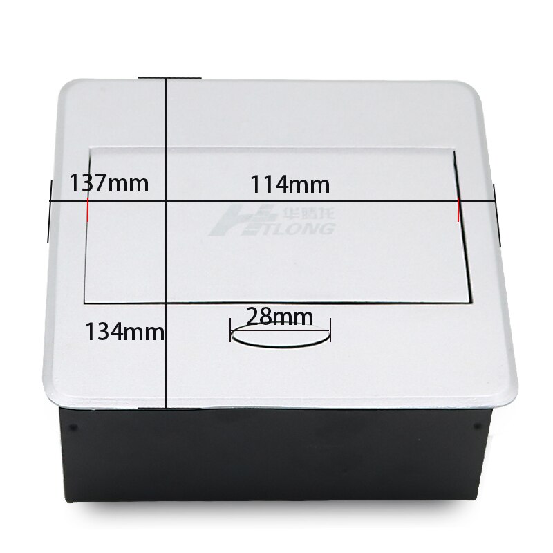 USB Charge Outlet Port 2.1A Office Table Desktop Outlet electric Hole Cover wire cable grommet box Power USB Hub Storage Box