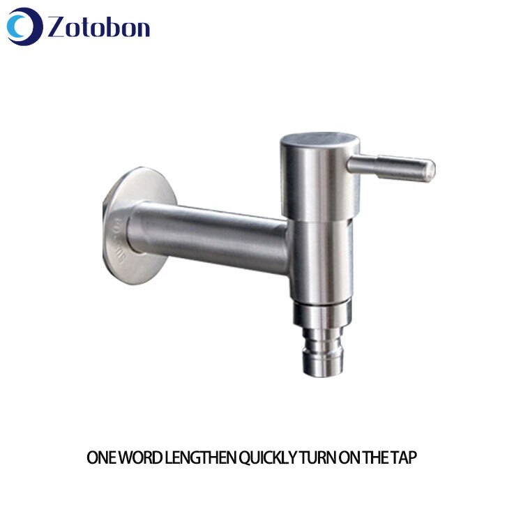 ZOTOBON Convenient Washing Machine Faucet Brass Tap Chrome Plated Water Outlet Kitchen Bathroom Bidet Faucet Fast on Faucets M11