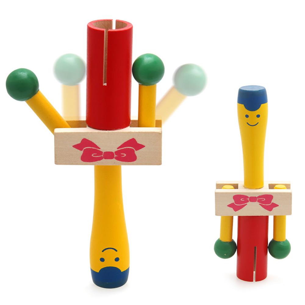 Houten Handheld Rammelaar Shaker Percussie Muziekinstrument Onderwijs Kinderen Speelgoed