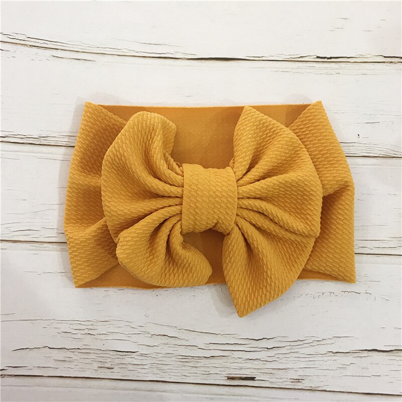 Baby Meisje Hoofdbanden Haarband Baby Hoofdband Bladerdeeg Bandeau Bebe Fille Bullet Stof Boog Knoop Headwraps Tulband Baby Haar Accessoires