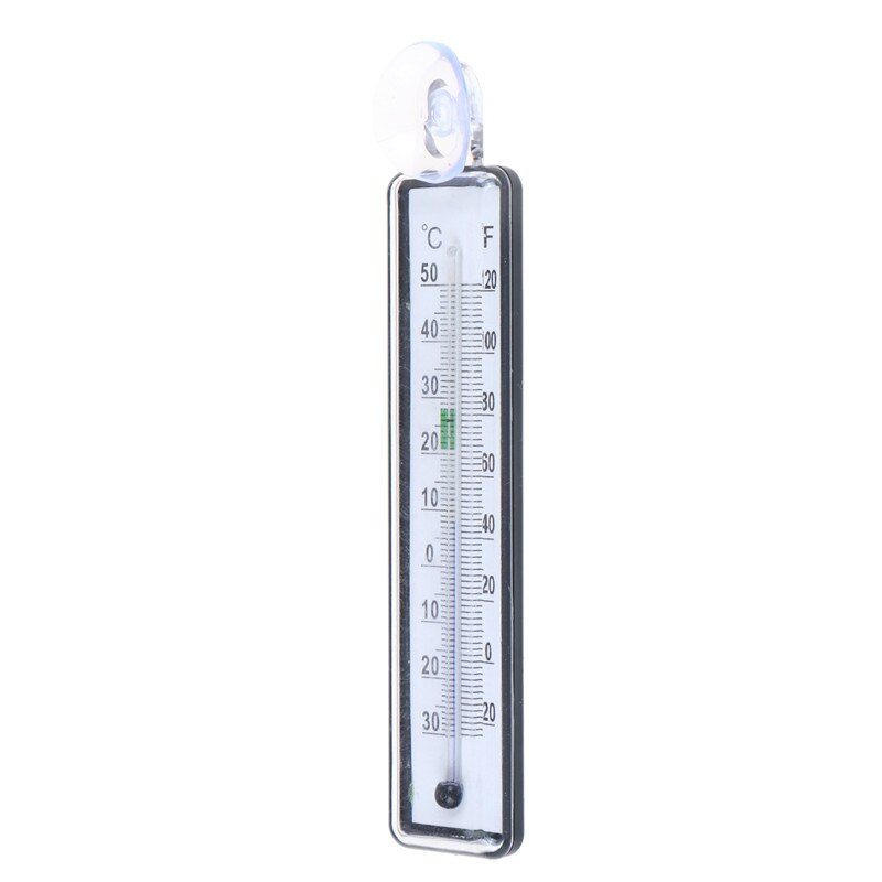 1pcs Glass Meter Aquarium Fish Tank Glass Water Temperature Thermometer With Nice Suction Cup