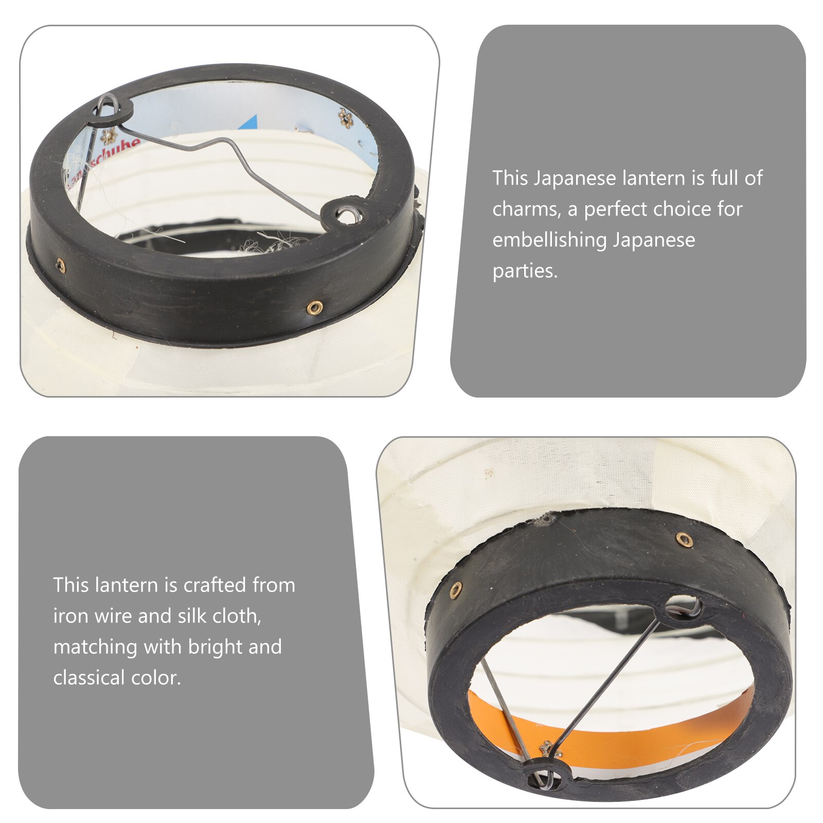 Traditional Japanese Style Hanging Silk Lantern Japanese Bar Restaurant Decor