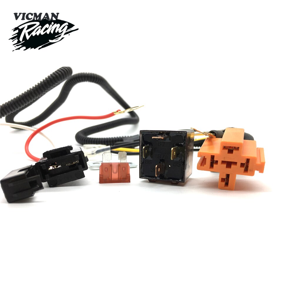 universal 12V Horn cable Relay For Grille Mount Blast Tone Horns motorcycle horn wire Wiring Harness Kit Car Truck Relay Fuse