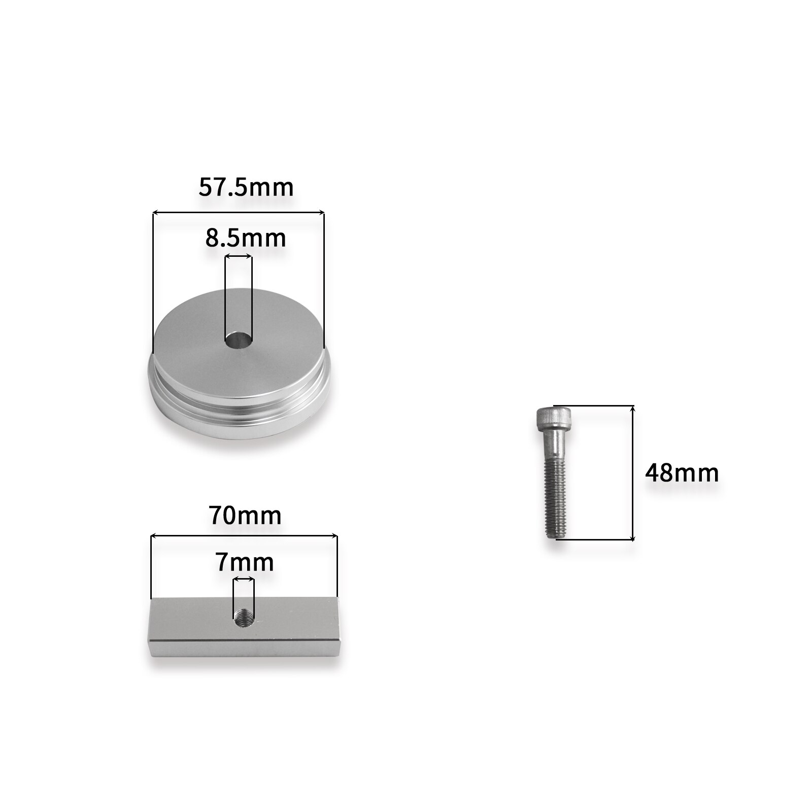 1/2/3pcs Billet Aluminum Freeze Plug Kit Replacement for DODGE Cummins Diesel 5.9L 12v/24v 89-07 Outdoor Car Accessories Tools