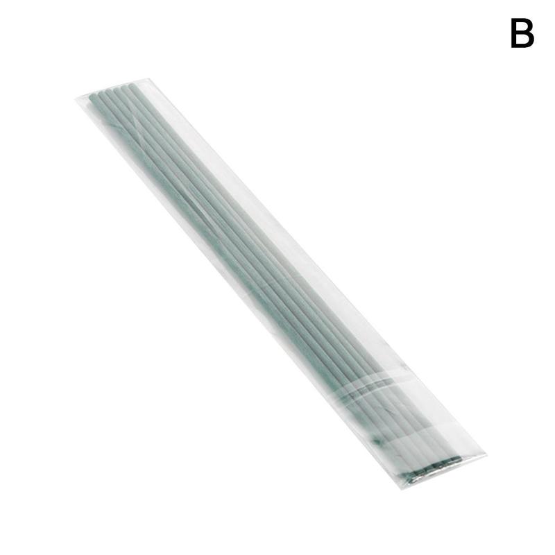 Diffuseur d'huiles essentielles en rotin noir, bâtonnets de remplacement pour aromathérapie, 3mm, 6 pièces, 20cm: green