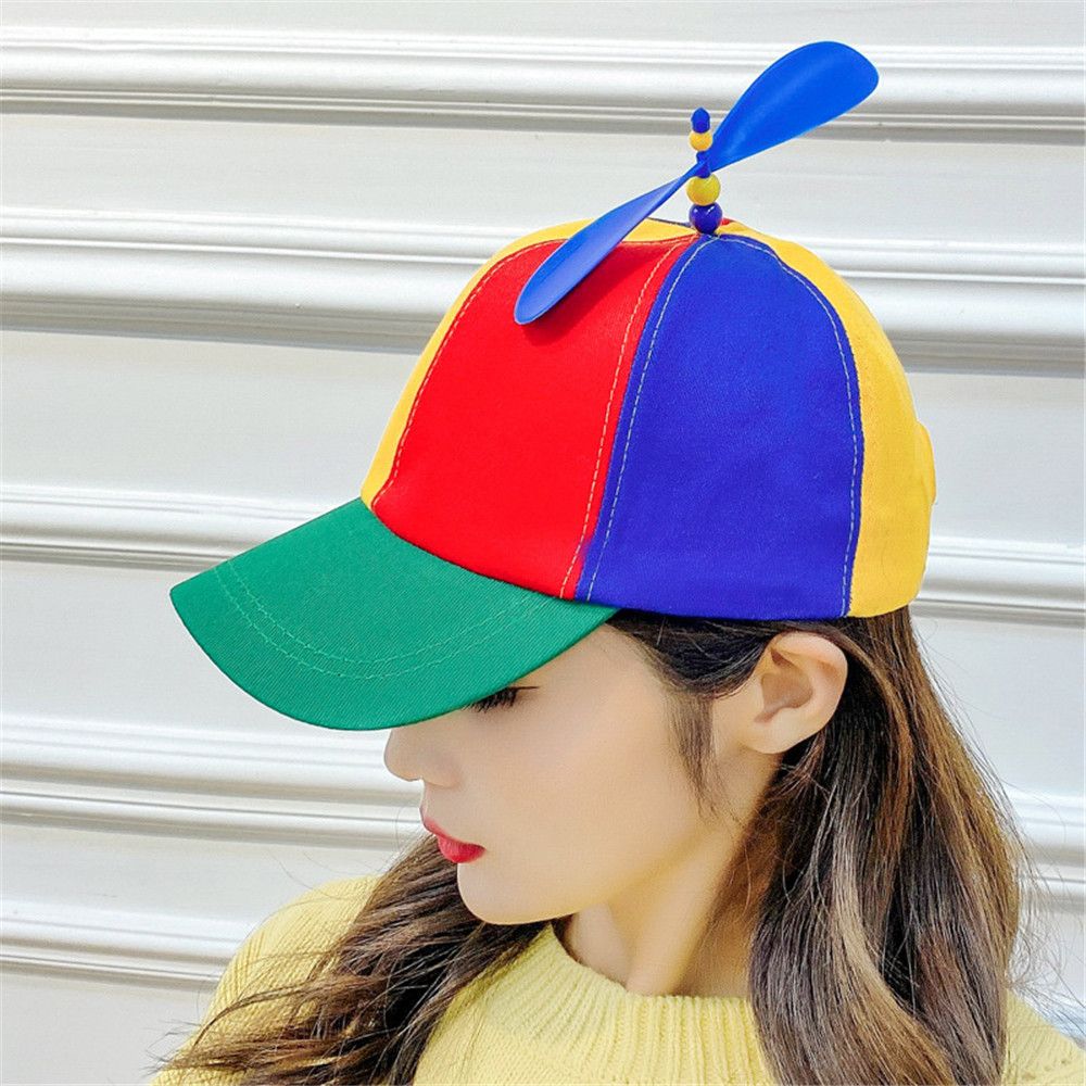 Gorra de béisbol con de libélula de bambú, gorro de béisbol con de arcoíris, helicóptero, hélice, aventura, Snapback, para adultos, niños y niñas