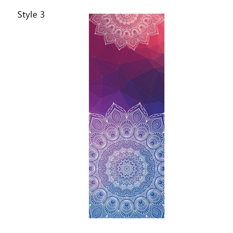 183*63Cm Gedrukt Yoga Handdoek Antislip Yoga Deken Absorberen Zweet Yoga Mat Cover Handdoek Pilates Fitness Strand mat Handdoek