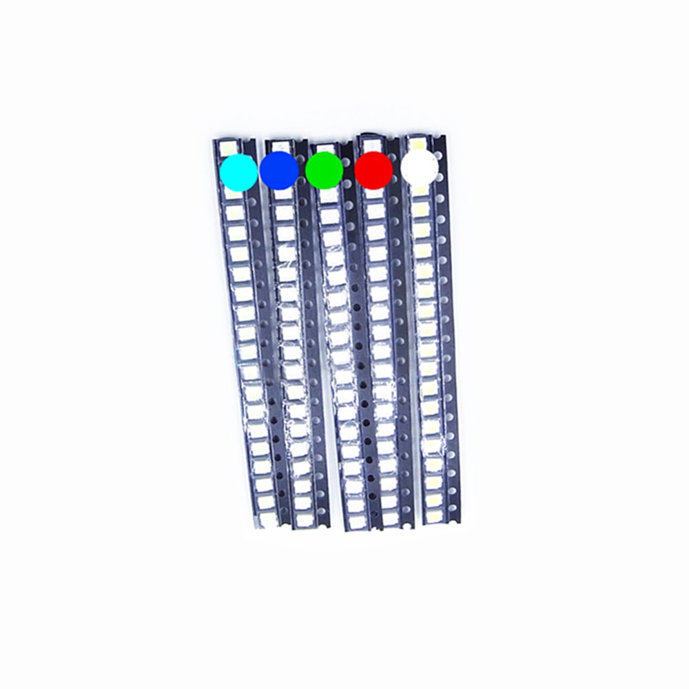100PCS/LOT 1210 3528 Highlight SMD LED Diode Diodo 3V-3.2V White Red Green Blue Yellow 3.5*2.8 Surface Mount Light Emitting Diod