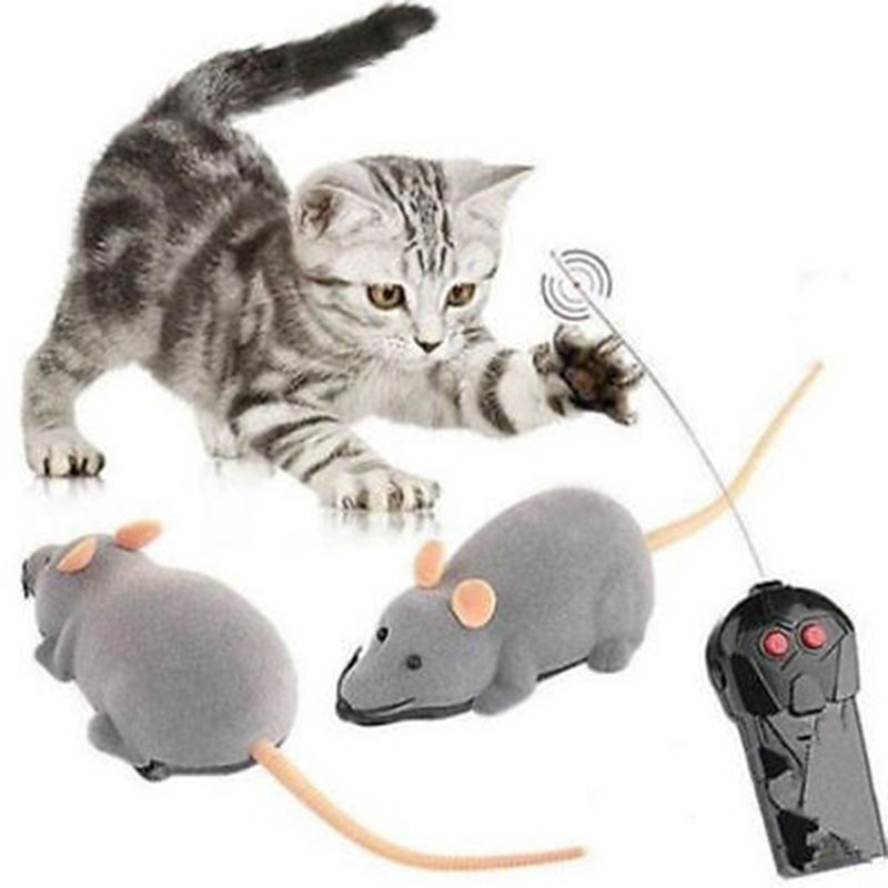 Neue 8 Farben Katze Spielzeug Maus Fernbedienung Drahtlose Simulation Maus Spielzeug Elektronische Ratte Mäbenutzen Spielzeug Neuheit Haustier liefert: A