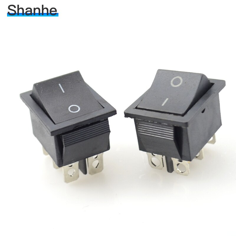 KCD4 rocker switch boat switch Momentary self-reset & fixed self-locking 6pin 16A 250VAC 20A 125VAC
