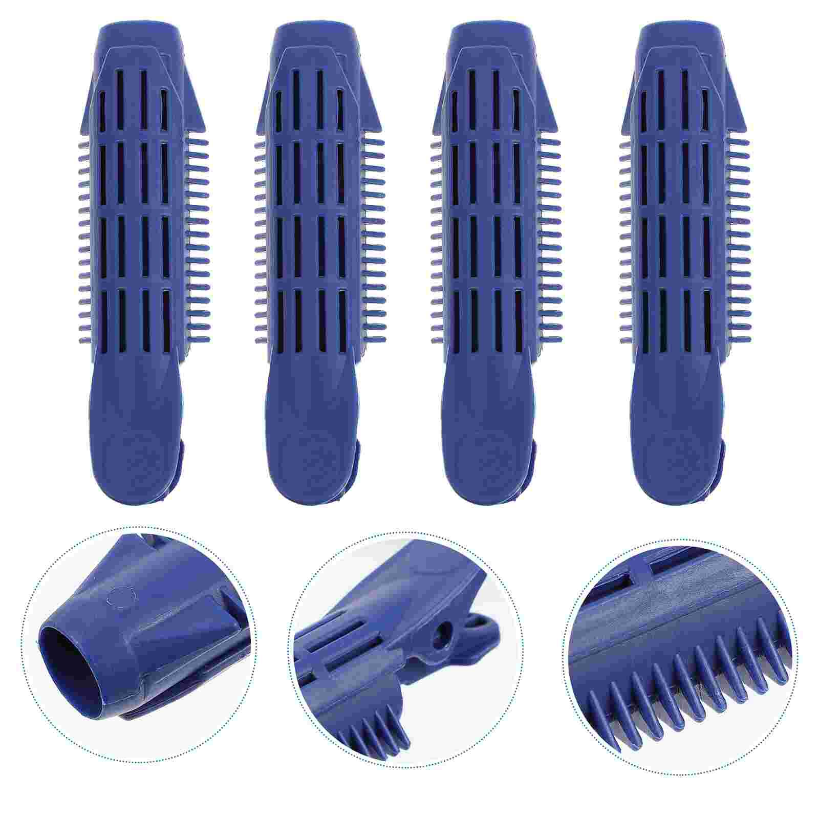 6szt. grzywka włosy lokówki wałek włosy stylizacja narzędzia DIY kręcone fryzura klipy: marynarka wojenna niebieski kolor