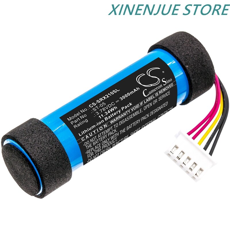 Speaker Batterij 3.78V/3000Mah ST-05,ST-05S Voor Sony SRS-XB21,SRSXB21