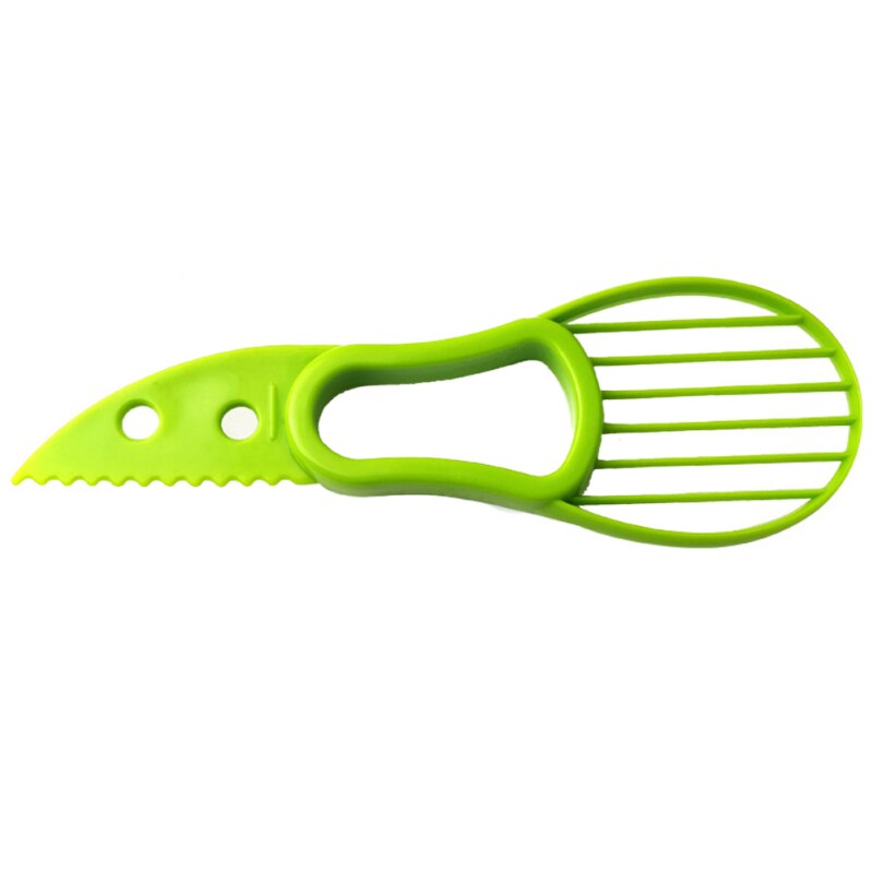 Multifunctionele 3-In-1 Avocado Slicer Shea Corer Boter Peeler Fruit Cutter Pulp Separator Plastic Mes keuken Groente Gereedschap
