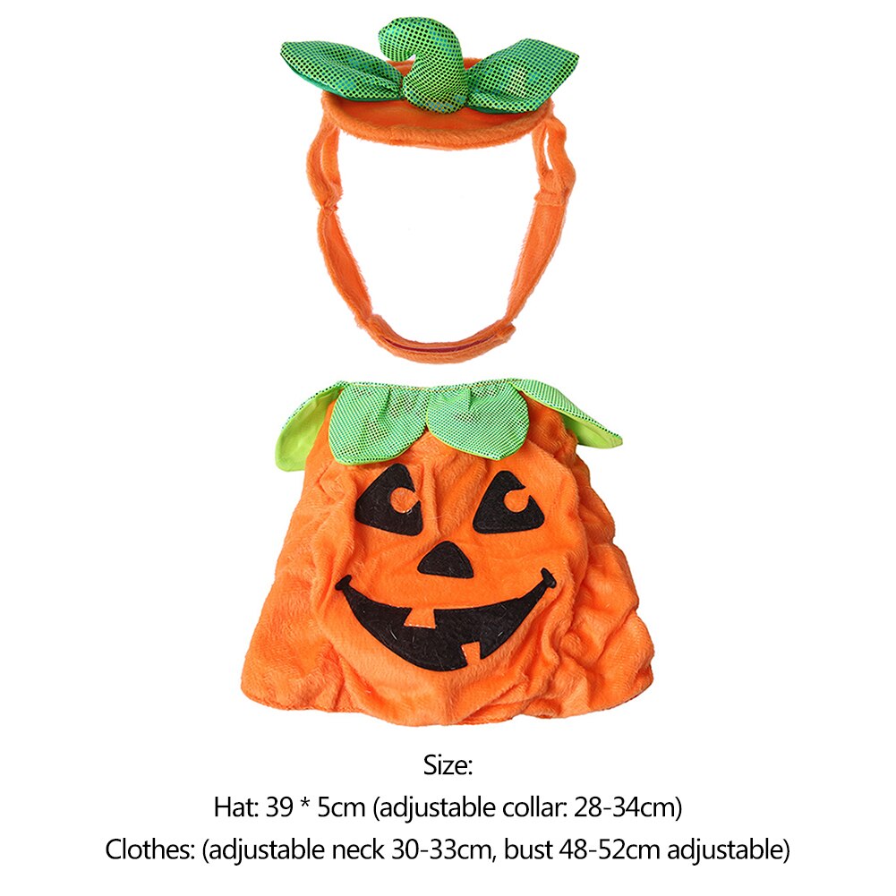 Halloween Party Pet Pompoen Kostuum Voor Honden Katten Kleding Voor Kleine Honden Jassen Jassen Grappig Dressing Cosplay