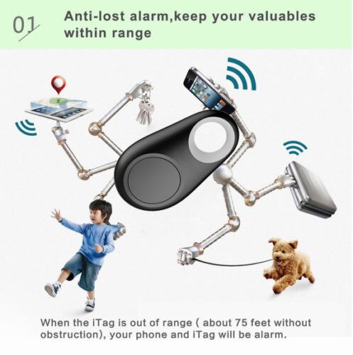Duurzaam Draadloze Bluetooth Anti Verloren Tracker Alarm Key Kind Huisdier Finder Gps Locator Twee Manier Finder Alarm Stijl Zelf timer