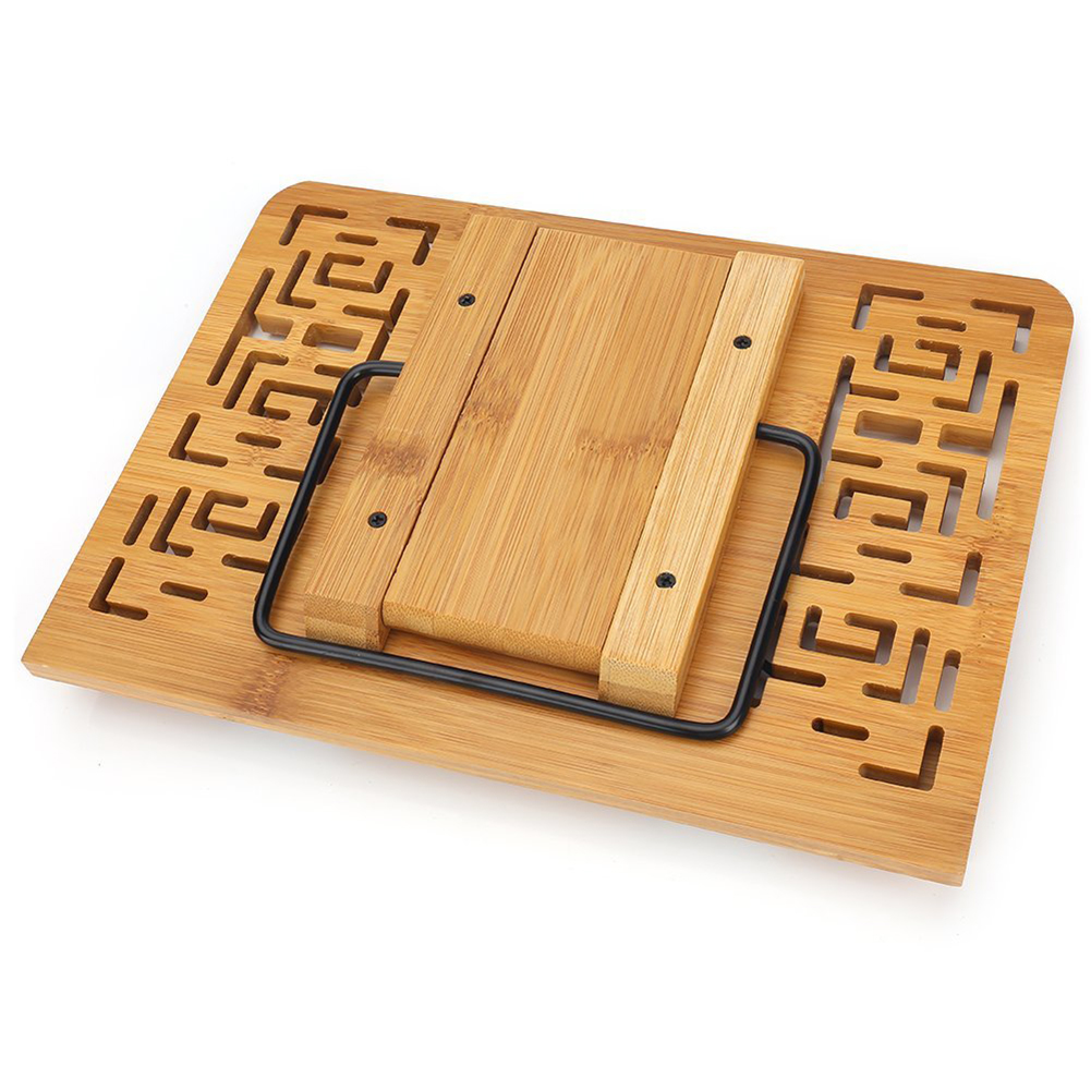 Foldable Tablet PC textbook/Music Document Stand / Desk Bookrest with Retro Hollow Pattern