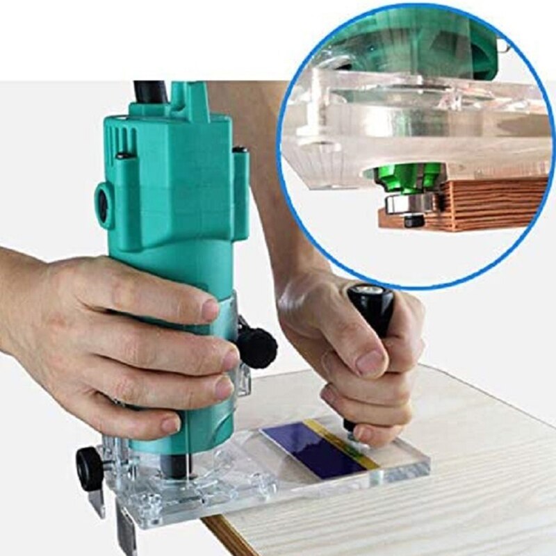 rifinitore elettrico base rifilatrice copertura protettiva utensili elettrici per la lavorazione del legno facile da usare incisione del legno