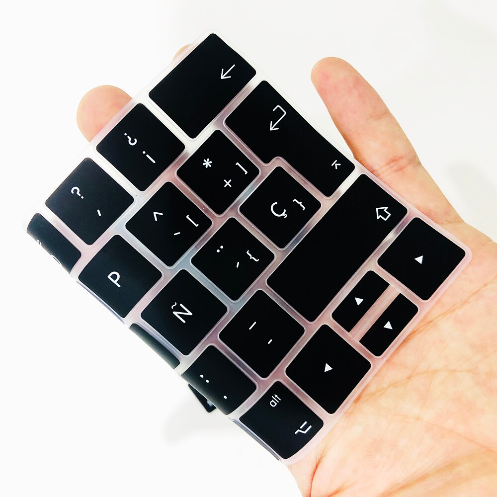 Z ñ hiszpańska osłona klawiatury Protector dla Macbook Air13 A2337A2179 dla Macbook Pro13 A2338A2289 A2159 klawiatura folia ochronna