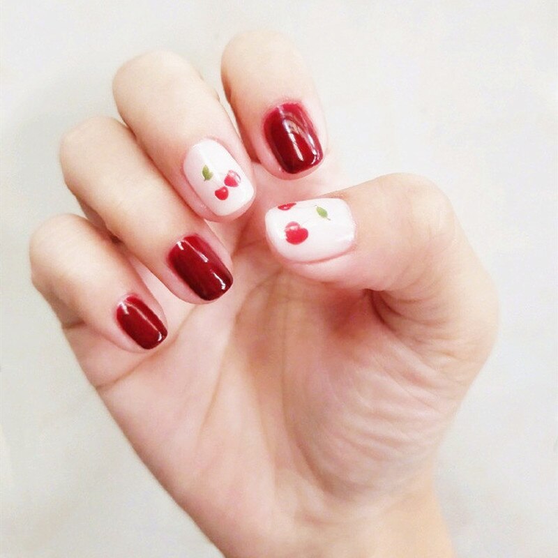 Fruits Avocado Nail Art Stickers for Nails Art Self Adhesive Decals Manicure Nails Accessoires Stickers