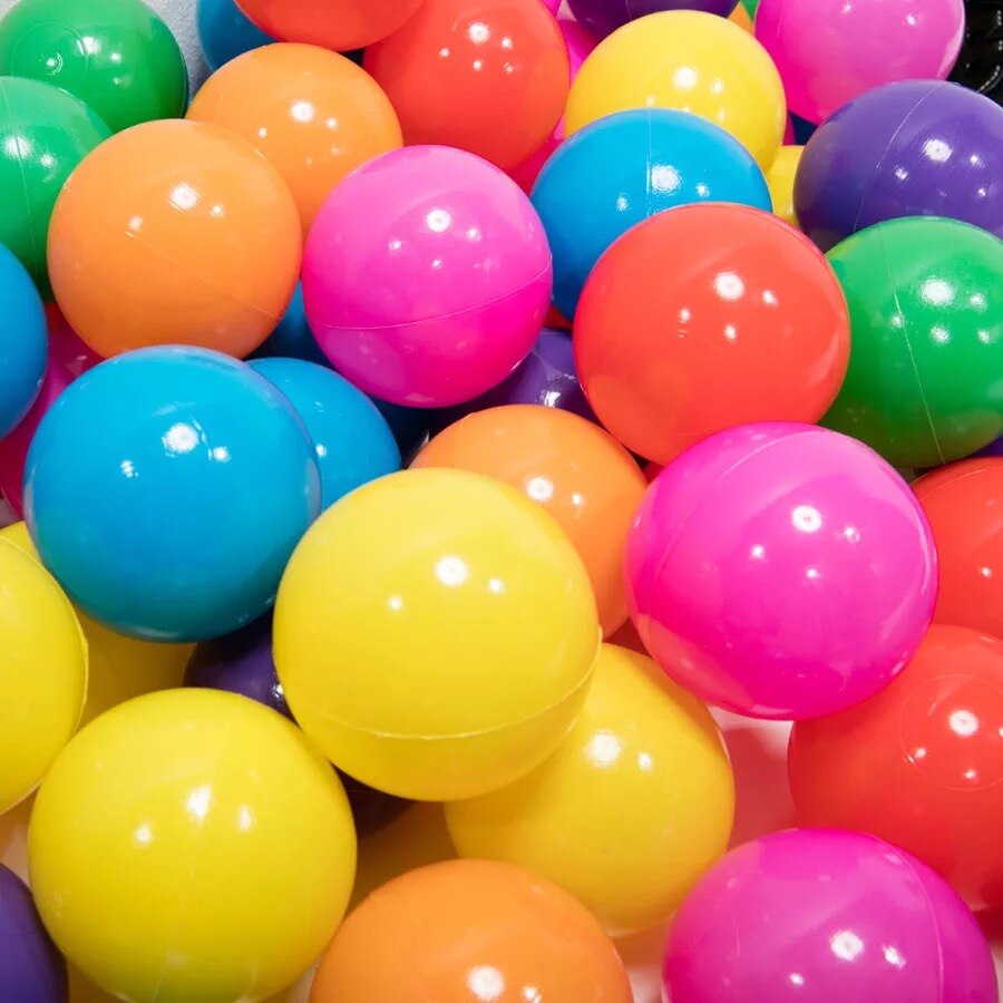 50 stks 7 cm Kleurrijke Bal Fun Speelgoed Baby Kids Zacht Plastic PE Lucht Gevulde Oceaan Bal Spelen Ballen pit Kids ToyEnvironment-vriendelijke: Default Title