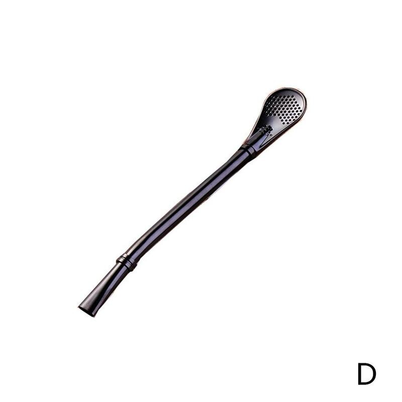 Stainless Steel Drinking Straw Filter Yerba Bombilla Reusable Ball Spoon Tools Mate Practiacl Tea Tea Gourd Washab N0J0: D