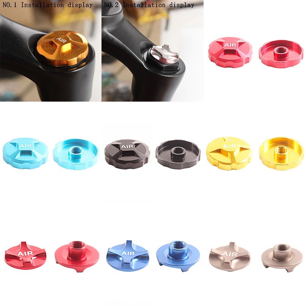 Bicycle Front Fork Gas Cover Mountain Bike Protector Shoulder Cap Aluminum Alloy Practical Bicycle PartsGadgets