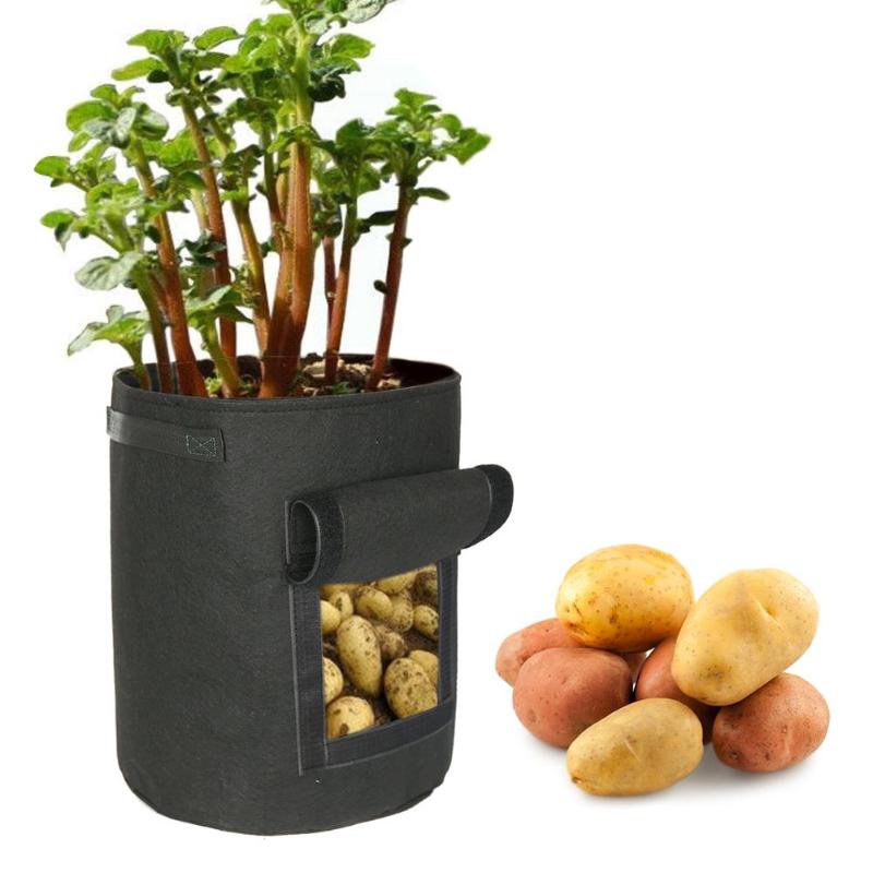 Breathable Potato Tomato Vegetable Growth Bag Vertical Vegetable compost Planting Grow Bag