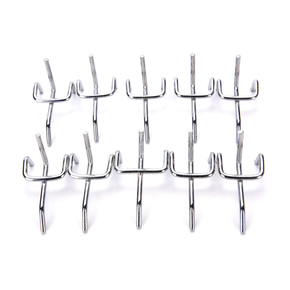 CALHAWK 100-Piece 6" Peg Board Hooks – Display Storage Organization Kit
