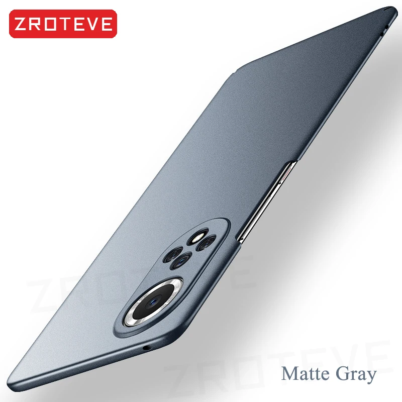 Für Nova 9 fallen ZROTEVE Ultra schlank matt Harte PC Abdeckung Für Huawei Nova 9 SE 9SE 8 7 5T Nova 7 Nova 8 Nova5T Globale Telefon Fällen: Vinyl / Licht Grün