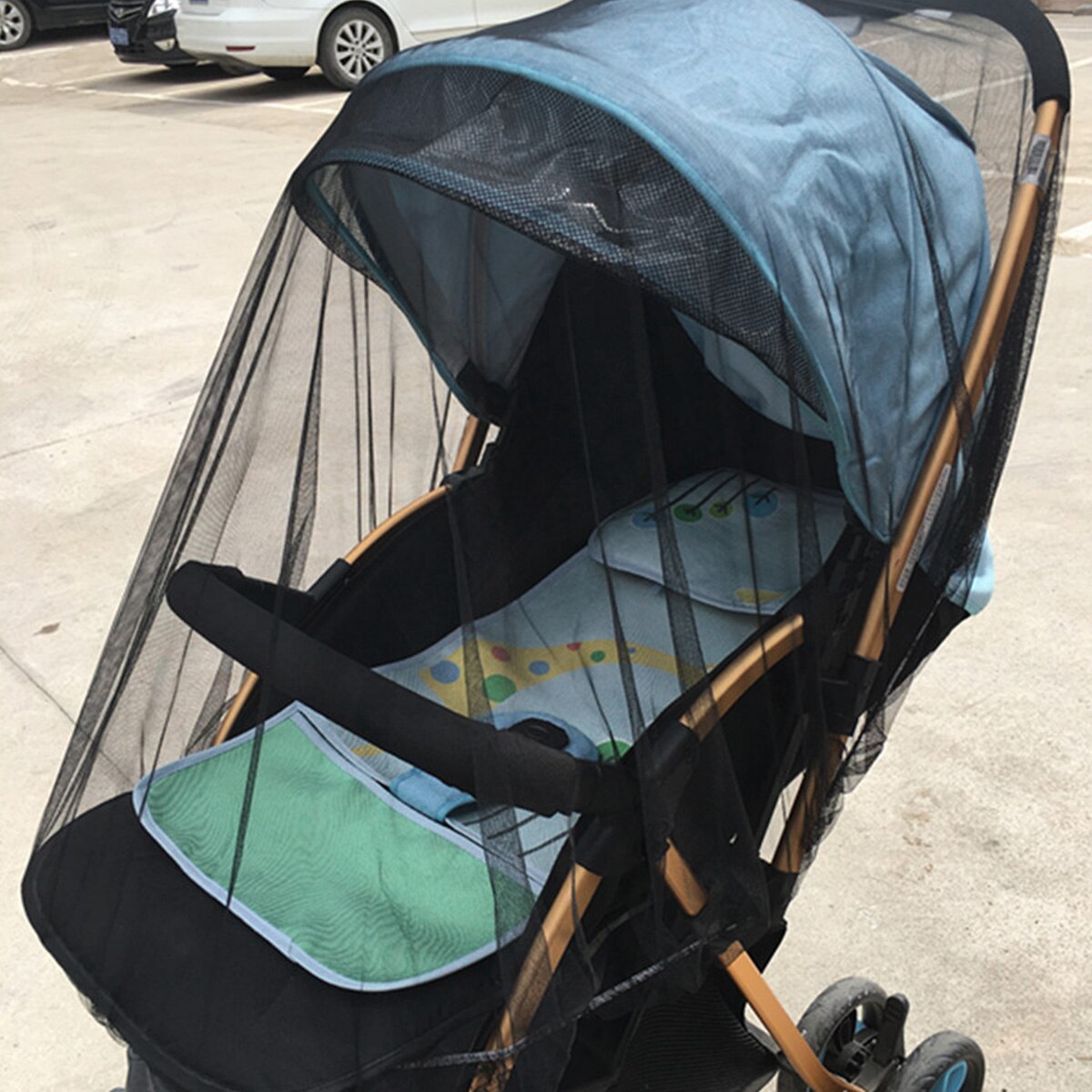 Baby Klamboe Mesh Insect Bug Cover Voor Kinderwagens Carriers Autostoeltjes Wiegen Zuigelingen Bescherming Wandelwagen Accessoires