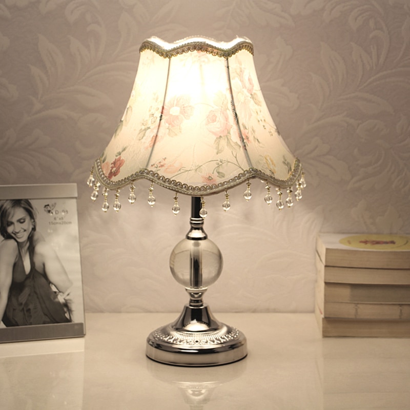 E27 Dimbare LED Tafellampen voor Slaapkamer Kristal Decoratie Bedlampje Tafel Lantaarns Meisje Slaapkamer Decoratie Indoor Verlichting
