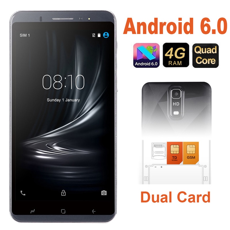 6.0inch Android 6.0 quad-core 512+4G 3G large scre... – Grandado