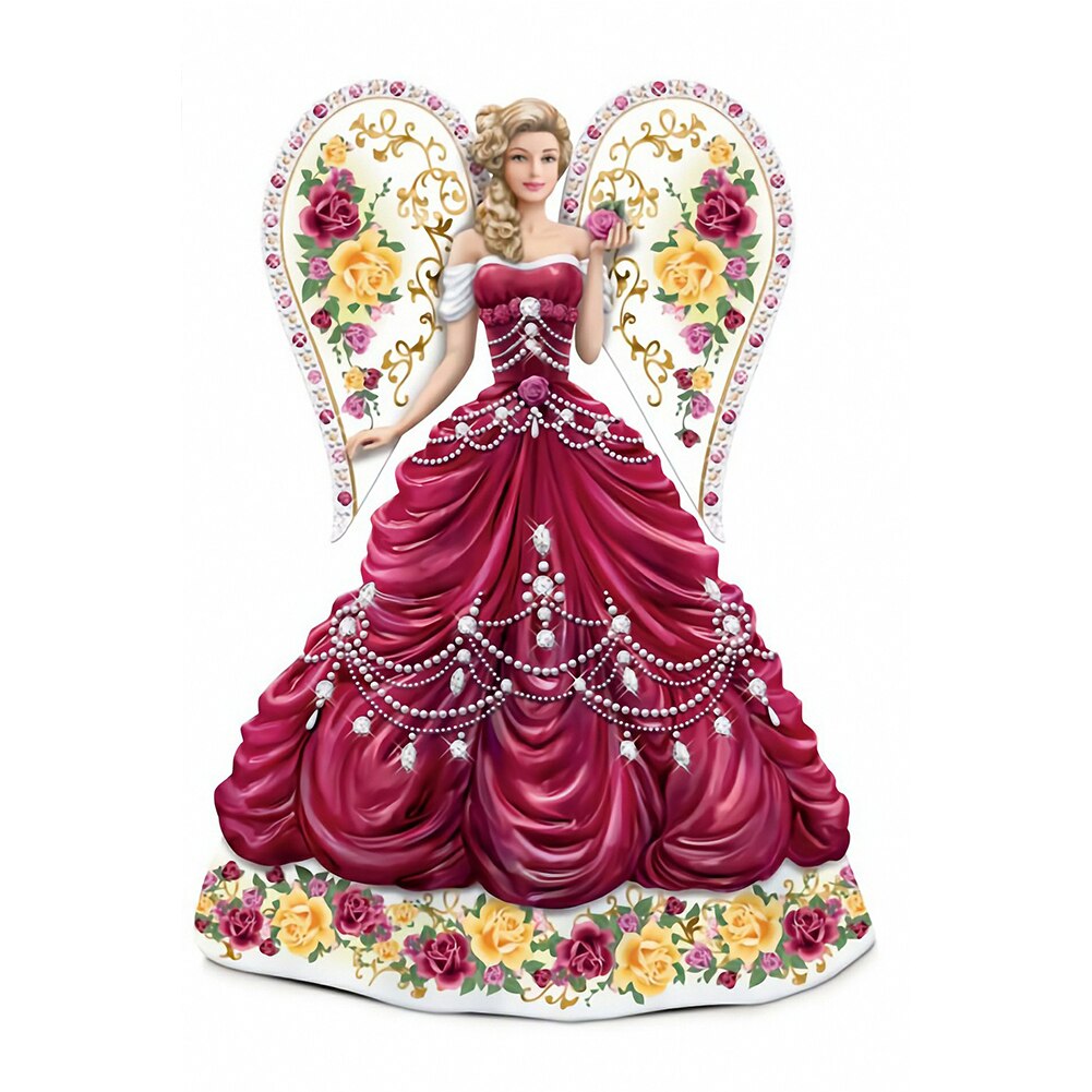 DIY Needlework Cross Stitch Kits Embroidery Needlework Sets Beauty Pattern Counted Cross-Stitching Needle Arts and Craft: Red