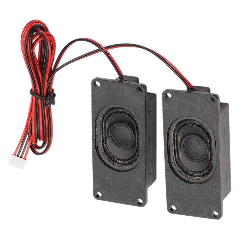 4 Ohm 3W LCD Panel Speaker Amplifier o Frequency Output for V59/56/59 3463A SKR.03 - Black (30mm x 70mm) 1 Pair