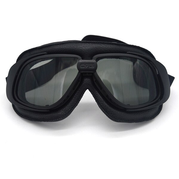 Motorcycle Goggle Motocross Helmet Goggles Vintage Pilot for Motorcycle Bike ATV Off-Road: Smoke lens